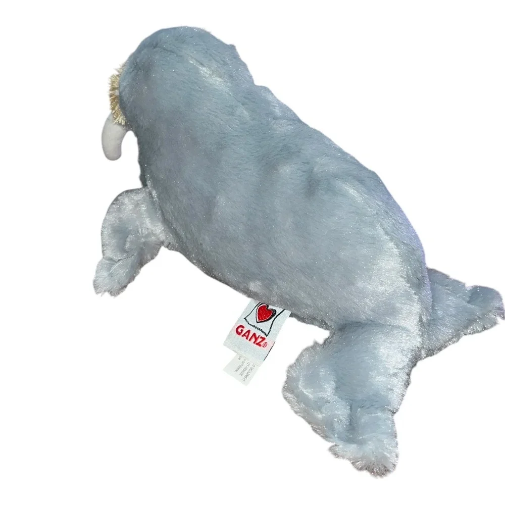Ganz Webkinz‎ Walrus Plush Light Blue Stuffed Animal HM332 Collectible 10 Inch